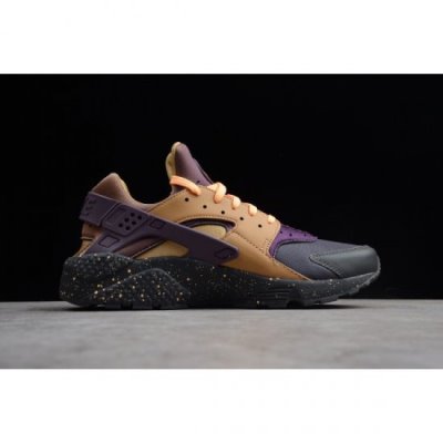 Nike Air Huarache Run Premium Anthracite/Pro Koyu Gri / Mor Spor Ayakkabı Türkiye - 7KD98KNR